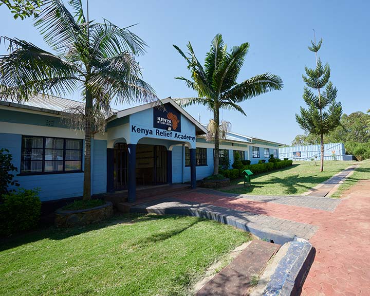 The main entrance of Kenya Relief Academy providing a safe environment for students in Migori.
